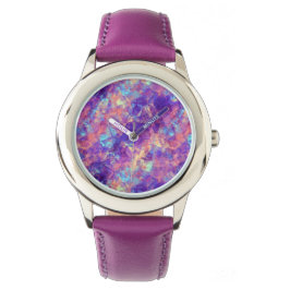 Violet-verrukte textuur horloge