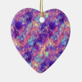 Violet-verrukte textuur keramisch ornament (Rechts)