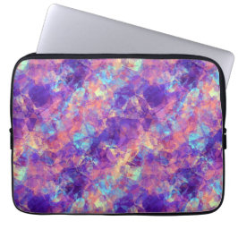 Violet-verrukte textuur laptop sleeve