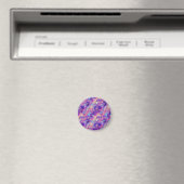 Violet-verrukte textuur magneet (Insitu (Vaatwasser))