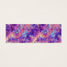 Violet-verrukte textuur mini visitekaartjes