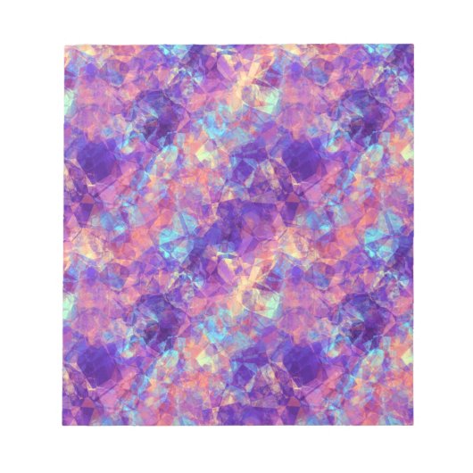 Violet-verrukte textuur notitieblok (Voorkant)