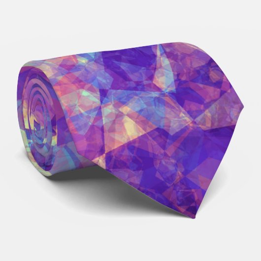 Violet-verrukte textuur stropdas (Opgerold)