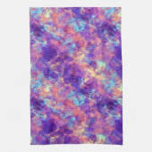 Violet-verrukte textuur theedoek (Verticaal)