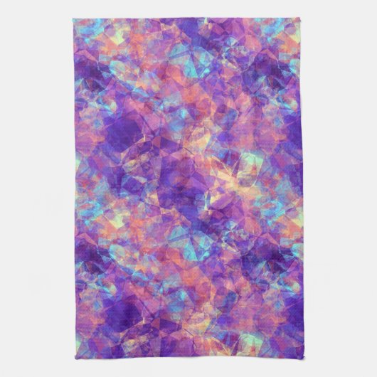 Violet-verrukte textuur theedoek (Verticaal)