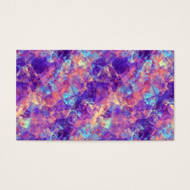 Violet-verrukte textuur visitekaartje (Voorkant)