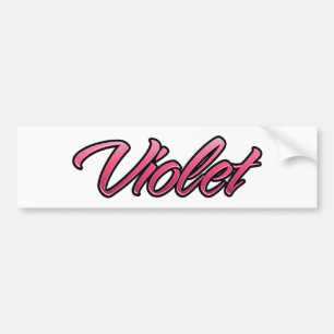 Violet vervaagd roze Aufkleber Sticker