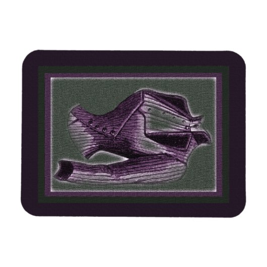 Violet Victoriaans Blouse Magneet (Horizontaal)