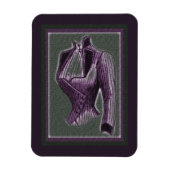 Violet Victoriaans Blouse Magneet (Verticaal)