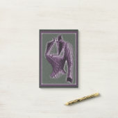 Violet Victoriaans Blouse Post-it® Notes (Op bureau)