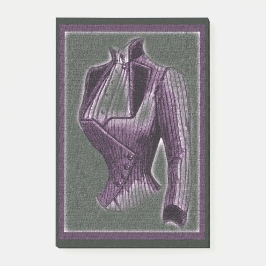 Violet Victoriaans Blouse Post-it® Notes (Voorkant)