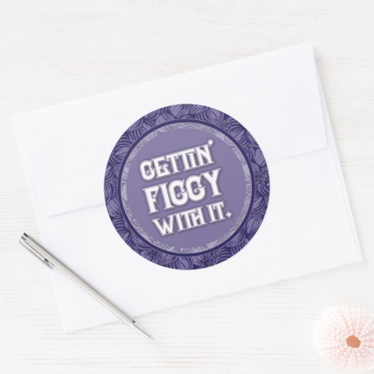 Violet vijgen Sticker (Envelop)