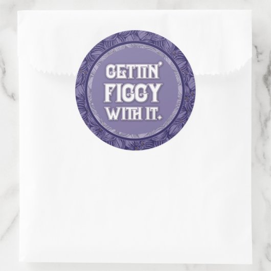 Violet vijgen Sticker (Tas)