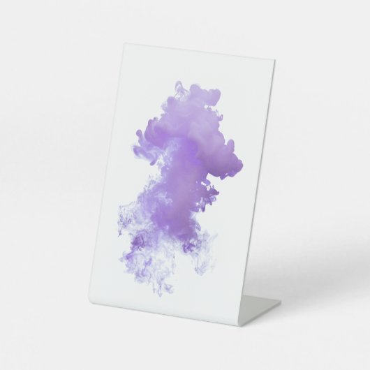 "Violet Visions: Transformeer nu je stijl" ✨ Reclamebord Met Voetstuk (Voorkant)