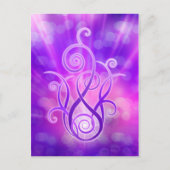 Violet vlam / Violet Fire Briefkaart (Voorkant)