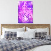 Violet vlam / Violet Fire Canvas Afdruk (Insitu (Slaapkamer))