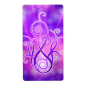 Violet vlam / Violet Fire Etiket (Voorkant)