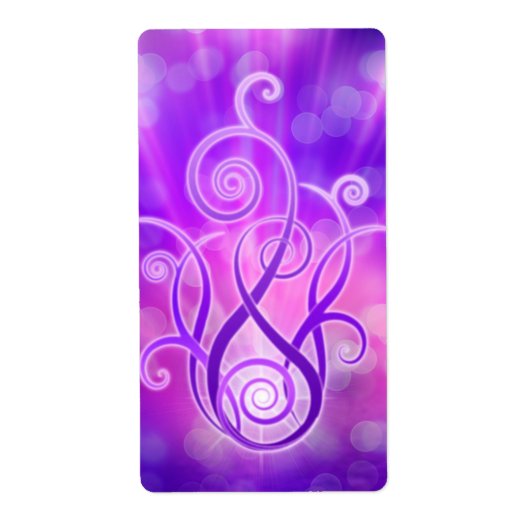 Violet vlam / Violet Fire Etiket (Voorkant)