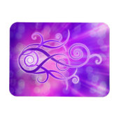 Violet vlam / Violet Fire Magneet (Horizontaal)