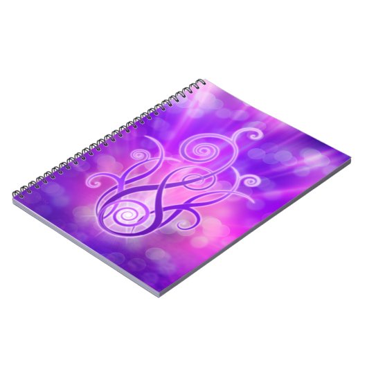 Violet vlam / Violet Fire Notitieboek (Linkerzijde)