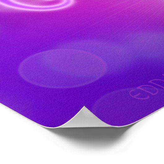 Violet vlam / Violet Fire Poster (Hoek)