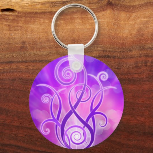 Violet vlam / Violet Fire Sleutelhanger (Voorkant)
