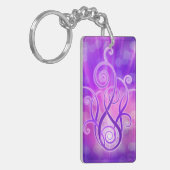 Violet vlam / Violet Fire Sleutelhanger (Voorkant Links)