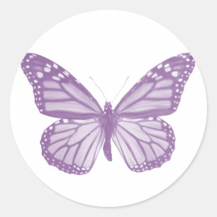 Violet vlinder Sticker