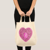 VIOLET VOOR HET HARTEPINKJE VAN DE KUPTE TOTE BAG (Voorkant (product))