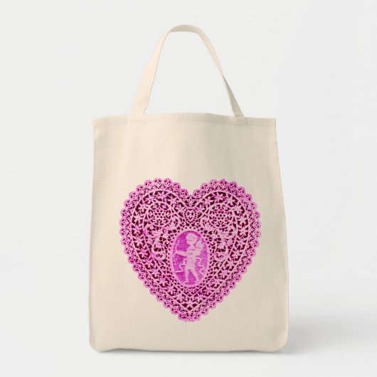 VIOLET VOOR HET HARTEPINKJE VAN DE KUPTE TOTE BAG (Voorkant)