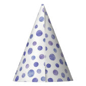 Violet Water Stippen Party Pet Feesthoedjes (Achterkant)