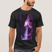 Violet Waterval mannen zwart T-shirt (Voorkant)