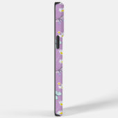 Violet Waterverf Daisy en Vlinder Case-Mate iPhone Case (Achterkant / Rechts)
