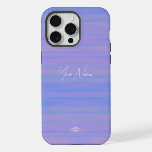 Violet Waterverf Look Mobiele Telefoon Case iPhone Hoesje (Achterkant)