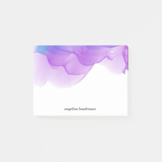 Violet Waterverf op maat Post-it® Notes (Voorkant)