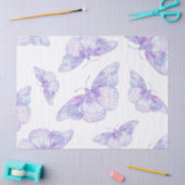 Violet Waterverf vlinderpatroon Tissuepapier (Craft)