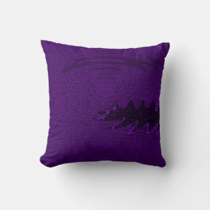 Violet Wave Funky Art Design Abstract Kussen