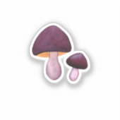 Violet Webcap (Cortinarius violaceus) Sticker (Voorkant)
