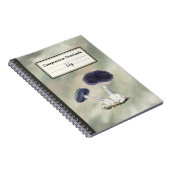  Violet Webcap Paddenstoel Gepersonaliseerde Comp Notitieboek (Rechterzijde)