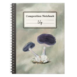  Violet Webcap Paddenstoel Gepersonaliseerde Comp Notitieboek
