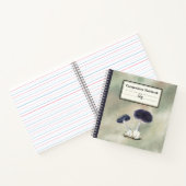 Violet Webcap Paddenstoel Gepersonaliseerde Comp Notitieboek (Binnen)