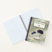 Violet Webcap Paddenstoel Gepersonaliseerde Comp Notitieboek (Binnen)