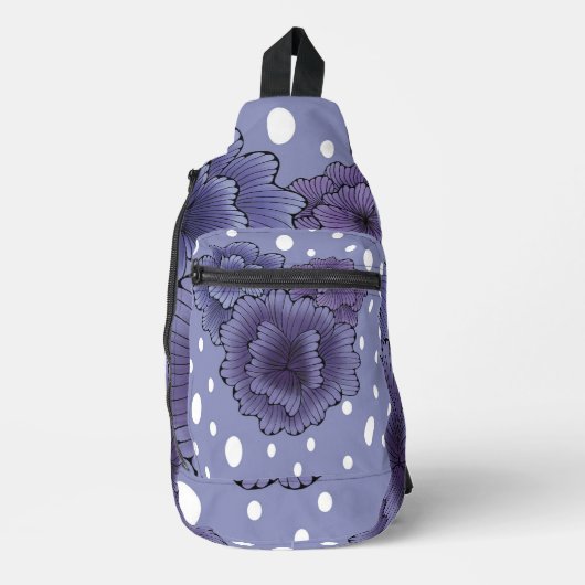 Violet Whimsy Schoudertas Sling Bag (Voorkant)