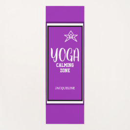 Violet White Star Yogamat