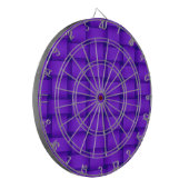 Violet wicker kunstgrafisch ontwerp dartbord (Voorkant Links)