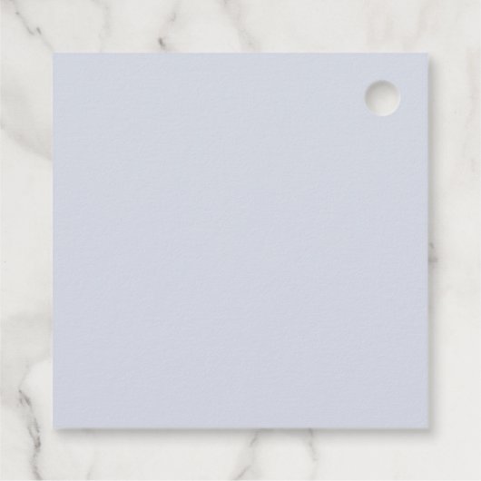 Violet  Wildflower Baby shower Bedankjes Labels (Achterkant)