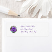 Violet Wildflower Coordinating Items Etiket (Insitu)