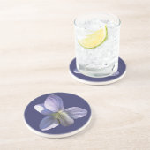 Violet Wildflower Coordinating Items Zandsteen Onderzetter (Zijkant)