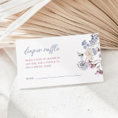 Violet  Wildflower Luier Raffle Informatiekaartje