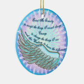 Violet Wing Serenity Gebed ornament (Rechts)